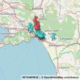 Mappa Via Migliaro, 84131 Salerno SA, Italia (7.0875)