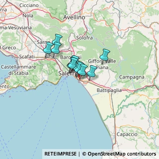 Mappa Via Migliaro, 84131 Salerno SA, Italia (7.955)