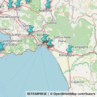 Mappa Via Migliaro, 84131 Salerno SA, Italia (25.39727)