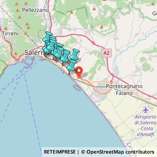 Mappa Via Migliaro, 84131 Salerno SA, Italia (3.60071)