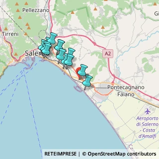 Mappa Via Migliaro, 84131 Salerno SA, Italia (3.38769)