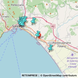 Mappa Via Migliaro, 84131 Salerno SA, Italia (4.68364)
