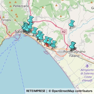 Mappa Via Migliaro, 84131 Salerno SA, Italia (3.7825)