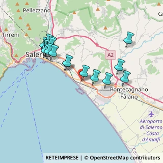 Mappa Via Migliaro, 84131 Salerno SA, Italia (4.05353)