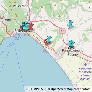 Mappa Via Migliaro, 84131 Salerno SA, Italia (4.7925)