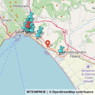 Mappa Via Migliaro, 84131 Salerno SA, Italia (4.736)