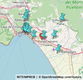 Mappa Via S.Leonardo, 84131 Salerno SA, Italia (7.17)