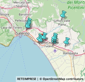 Mappa Via S.Leonardo, 84131 Salerno SA, Italia (5.51727)