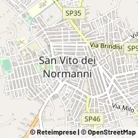 Kaart San Vito dei Normanni