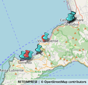 Mappa Via Arcoleo, 80069 Vico Equense NA, Italia (4.90944)