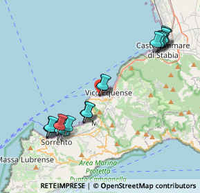 Mappa Via Marina d'Aequa, 80069 Vico Equense NA, Italia (4.6325)