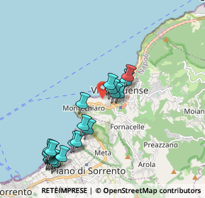 Mappa Via Arcoleo, 80069 Vico Equense NA, Italia (2.267)