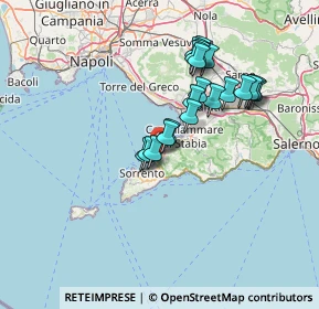 Mappa Via Arcoleo, 80069 Vico Equense NA, Italia (13.093)