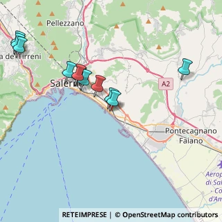 Mappa Via Ciro D'Amico, 84129 Salerno SA, Italia (4.63545)