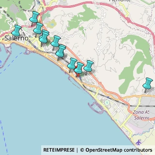 Mappa Via Ciro D'Amico, 84129 Salerno SA, Italia (2.34667)