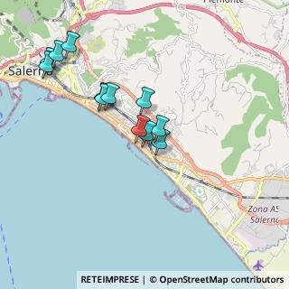 Mappa Via Ciro D'Amico, 84129 Salerno SA, Italia (1.88833)