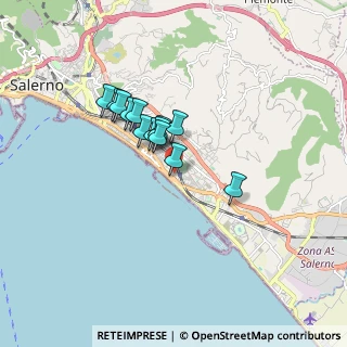 Mappa Via Ciro D'Amico, 84129 Salerno SA, Italia (1.29923)