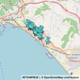 Mappa Via Ciro D'Amico, 84129 Salerno SA, Italia (1.05)