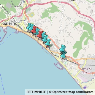 Mappa Via Ciro D'Amico, 84129 Salerno SA, Italia (1.415)