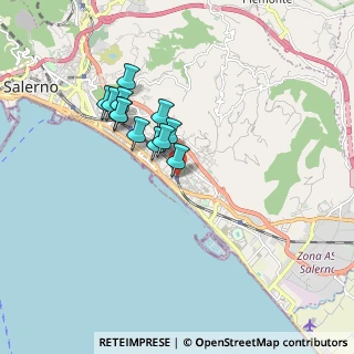 Mappa Via Fiume, 84129 Salerno SA, Italia (1.52333)