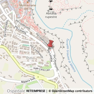 Mappa Via Lucana, 315, 75100 Matera MT, Italia, 75100 Matera, Matera (Basilicata)