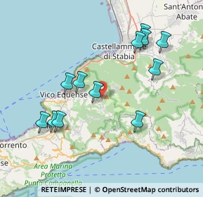 Mappa Via Nuova Faito, 80069 Vico Equense NA, Italia (4.26417)