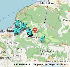 Mappa Via Nuova Faito, 80069 Vico Equense NA, Italia (1.5495)