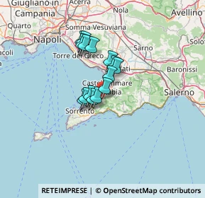 Mappa Via Nuova Faito, 80069 Vico Equense NA, Italia (9.22533)