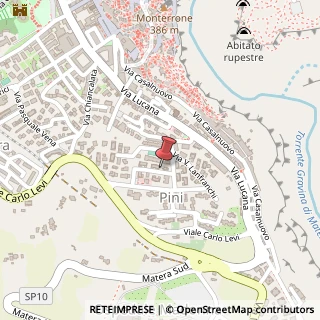 Mappa Via A. Brancaccio, 17, 75100 Matera, Matera (Basilicata)
