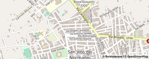 Mappa San Vito dei Normanni