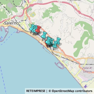 Mappa Via Giuseppe Olivieri, 84129 Salerno SA, Italia (0.90385)