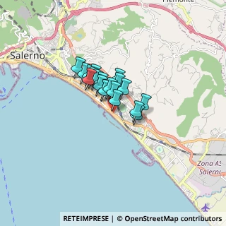 Mappa Via Vincenzo Ambrogio Galdi, 84131 Salerno SA, Italia (1.0265)