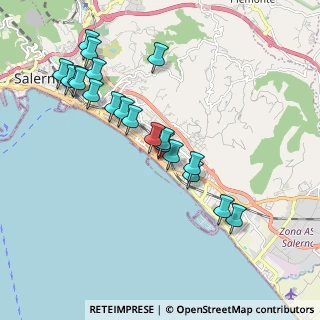 Mappa Via Giuseppe Olivieri, 84129 Salerno SA, Italia (2.0575)