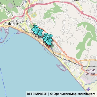 Mappa Via Giuseppe Olivieri, 84129 Salerno SA, Italia (0.88)