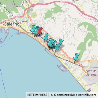 Mappa Via Vincenzo Ambrogio Galdi, 84131 Salerno SA, Italia (1.03571)