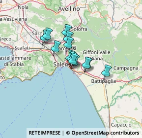 Mappa Via Vincenzo Ambrogio Galdi, 84131 Salerno SA, Italia (8.53)