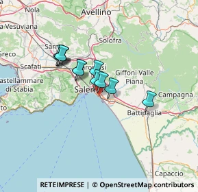 Mappa Via Vincenzo Ambrogio Galdi, 84131 Salerno SA, Italia (10.51182)