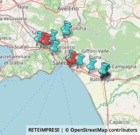 Mappa Via Vincenzo Ambrogio Galdi, 84131 Salerno SA, Italia (12.48375)