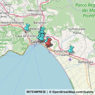 Mappa Via Fiume, 84132 Salerno SA, Italia (4.16818)