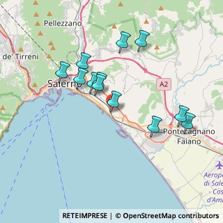 Mappa Via Fiume, 84132 Salerno SA, Italia (3.73583)