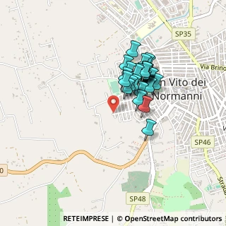 Mappa Via Nino Rota, 72019 San Vito dei Normanni BR, Italia (0.36207)
