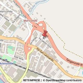 Mappa Via Sabato Visco, 20, 84131 Salerno, Salerno (Campania)
