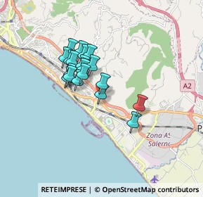 Mappa Via Sabato Visco, 84131 Salerno SA, Italia (1.40368)