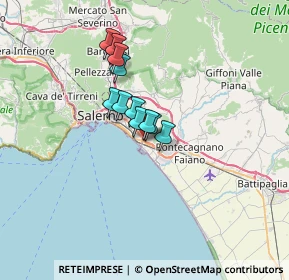 Mappa Via Sabato Visco, 84131 Salerno SA, Italia (4.57636)