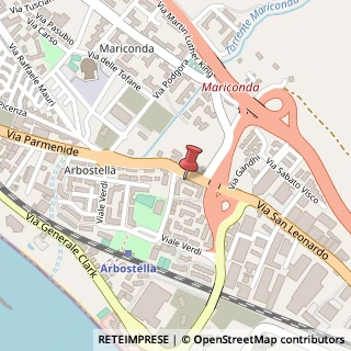 Mappa Via San Leonardo, 52, 84131 Salerno, Salerno (Campania)