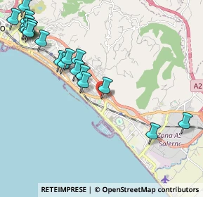 Mappa Viale Richard Wagner, 84131 Salerno SA, Italia (2.8935)