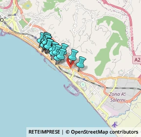 Mappa Viale Richard Wagner, 84131 Salerno SA, Italia (1.487)