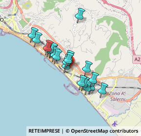 Mappa Viale Richard Wagner, 84131 Salerno SA, Italia (1.4685)