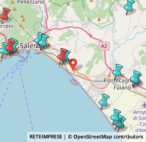 Mappa Viale Richard Wagner, 84131 Salerno SA, Italia (6.43222)