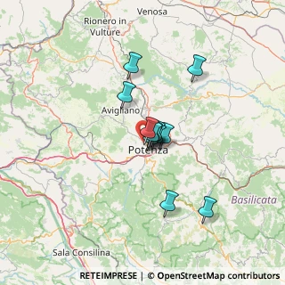 Mappa Via Raffaele Danzi, 85100 Potenza PZ, Italia (9.44667)